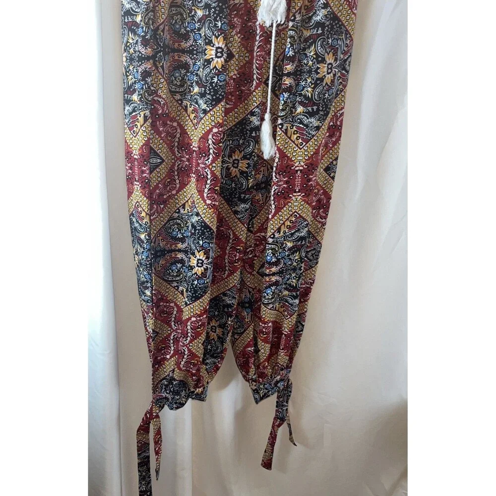 Emery Rose Paisley Women’s Harem Pants Size S Multicolor Bohemian India